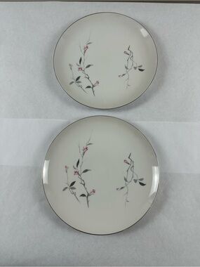 Cherry Blossom Fine China 1067-1 Japan Replacement Dinner Plates- Set of 2